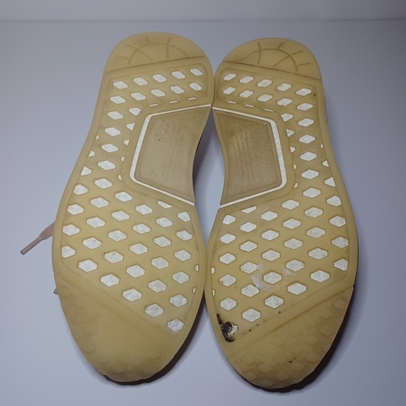 Adidas NMD R1 Chalk Pearl Pink Salmon Running Shoe Womens Size 10.5 (53 Box 7) - Picture 8 of 9